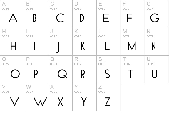 GeoPlain details - Free Fonts at FontZone.net