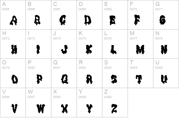 Ghouly Solid details - Free Fonts at FontZone.net