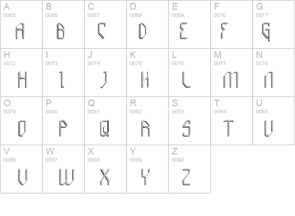 Gizmo - Shade details - Free Fonts at FontZone.net