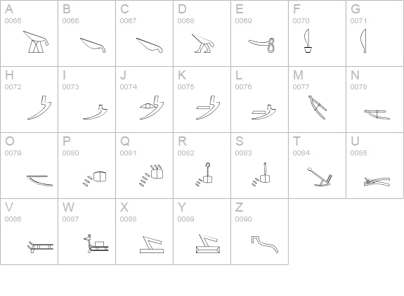 GlyphBasic D details - Free Fonts at FontZone.net