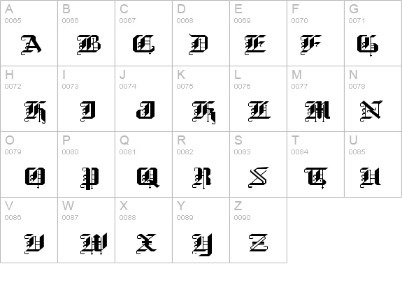 Gothic-Extended Normal details - Free Fonts at FontZone.net