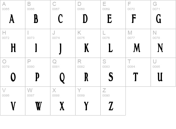 GranthamCondensed Bold details - Free Fonts at FontZone.net