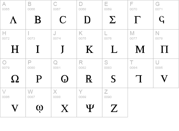 Greek Font - FontZone.net