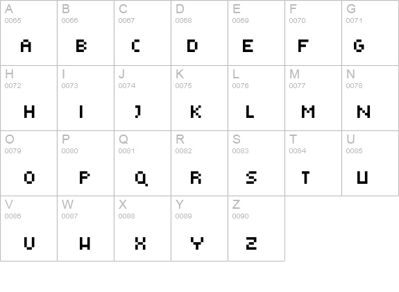 GreekBearTinyE details - Free Fonts at FontZone.net