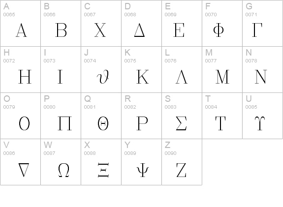 GreekC details - Free Fonts at FontZone.net