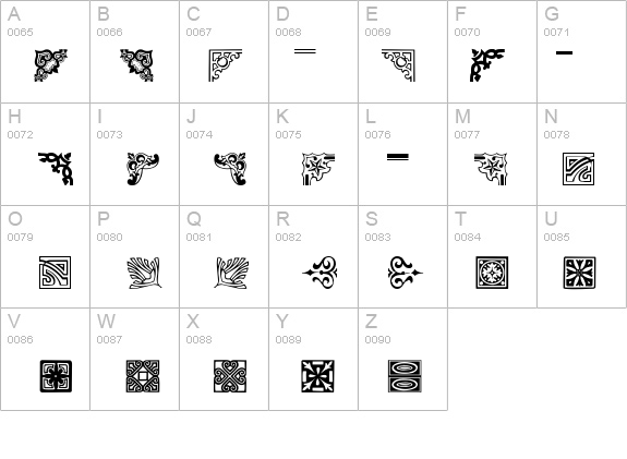 GriffinDingbats1 details - Free Fonts at FontZone.net