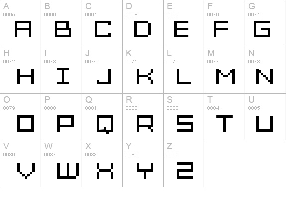 Grixel Acme 7 Wide details - Free Fonts at FontZone.net