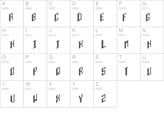 H.I.B. Cell Plain details - Free Fonts at FontZone.net