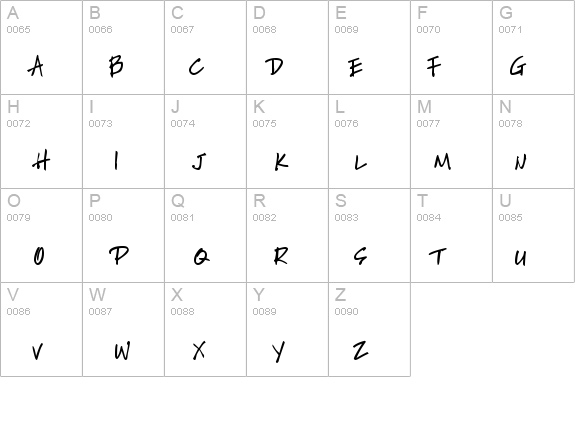 HandScriptUpright Bold details - Free Fonts at FontZone.net
