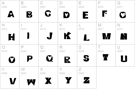 Heartless Valiumwhore details - Free Fonts at FontZone.net