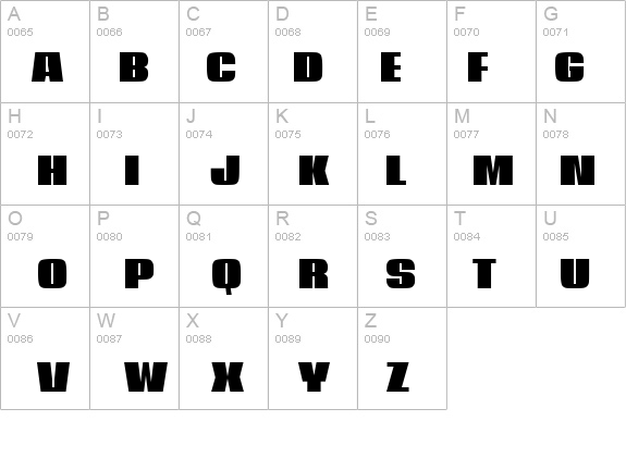 HeavyHeavyFat Regular details - Free Fonts at FontZone.net