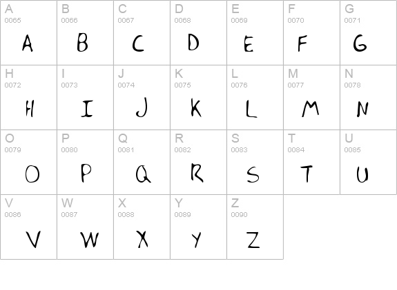 HerricksHand Regular details - Free Fonts at FontZone.net