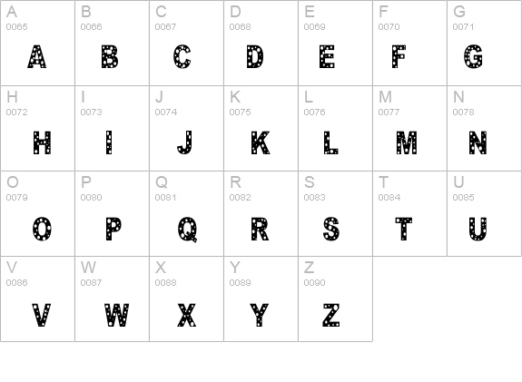 HOLE details - Free Fonts at FontZone.net