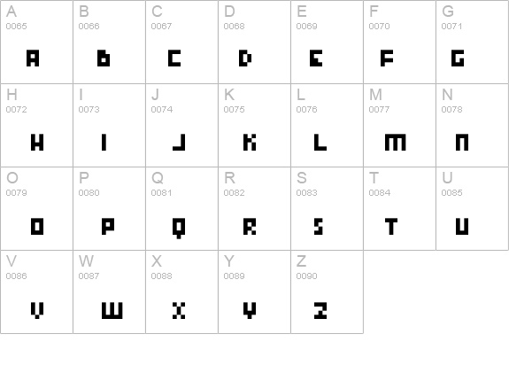 hooge 04_55 details - Free Fonts at FontZone.net