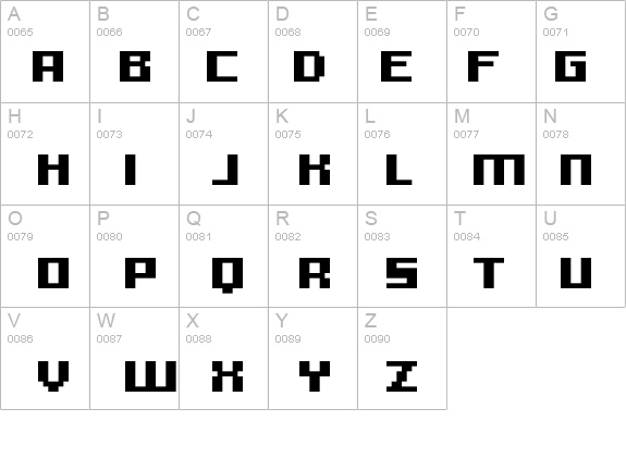 hooge 06_66 details - Free Fonts at FontZone.net
