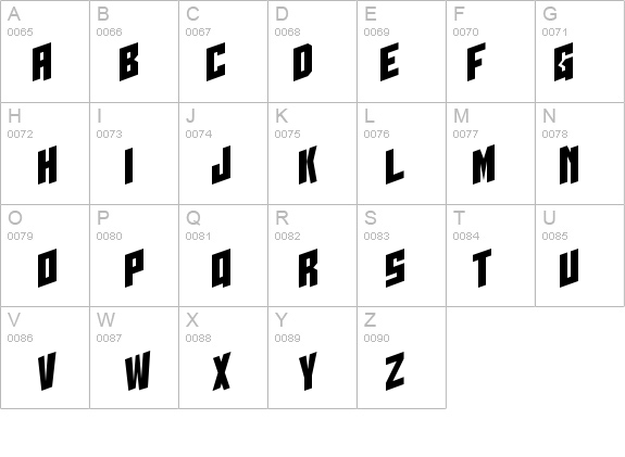 I2trigunMaximum E details - Free Fonts at FontZone.net