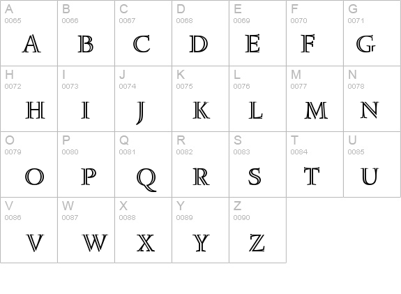 IgnatiusICG details - Free Fonts at FontZone.net