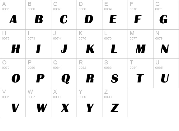 Igrenoble-Heavy details - Free Fonts at FontZone.net