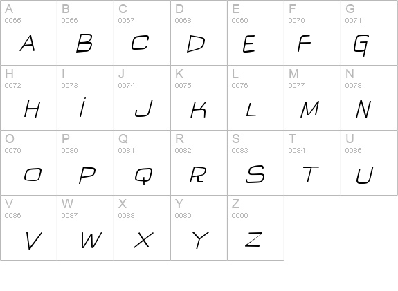 IguanaLover BTN Lt Oblique details - Free Fonts at FontZone.net