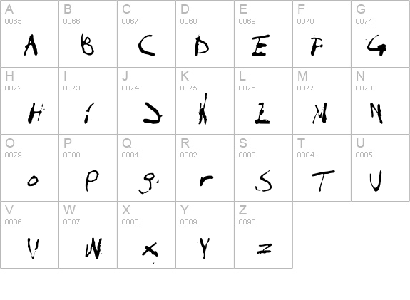 InXanthumGum details - Free Fonts at FontZone.net