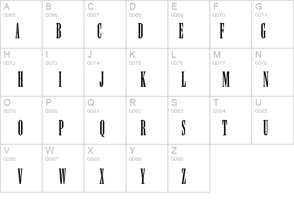 Ironmonger-ExCondensed details - Free Fonts at FontZone.net