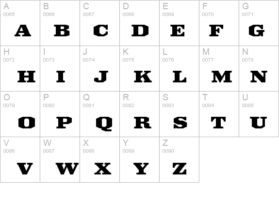 IronmongerExtnd details - Free Fonts at FontZone.net