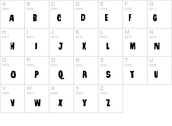 IrwinAllen details - Free Fonts at FontZone.net