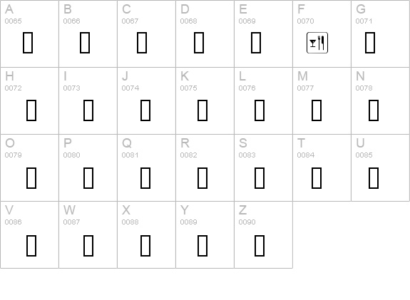 It-s served details - Free Fonts at FontZone.net