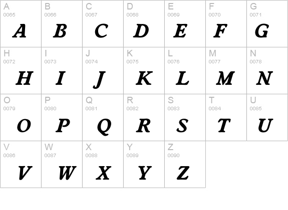 Iworcester-Bold details - Free Fonts at FontZone.net