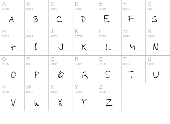 JamesHand details - Free Fonts at FontZone.net