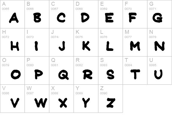 JeffreyPrint JL Bold details - Free Fonts at FontZone.net