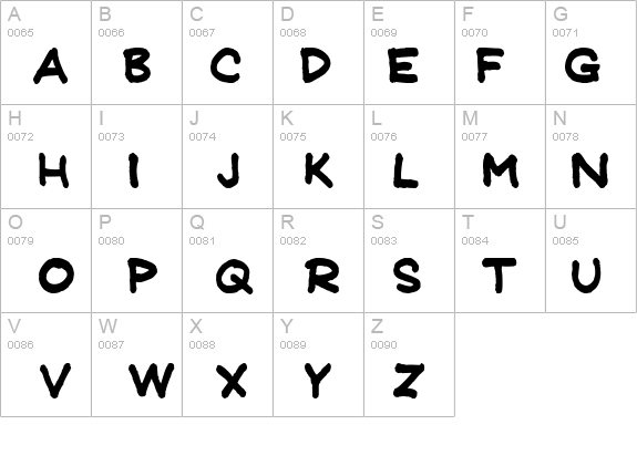 JeffreyPrint JL details - Free Fonts at FontZone.net