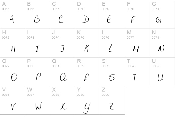 JeninesHand Regular details - Free Fonts at FontZone.net
