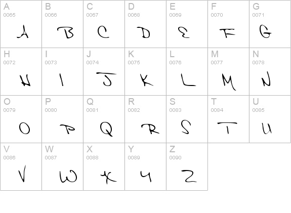 JessiesHand Regular details - Free Fonts at FontZone.net