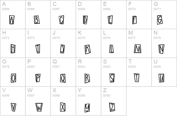 Jinxed BoxedCaps details - Free Fonts at FontZone.net