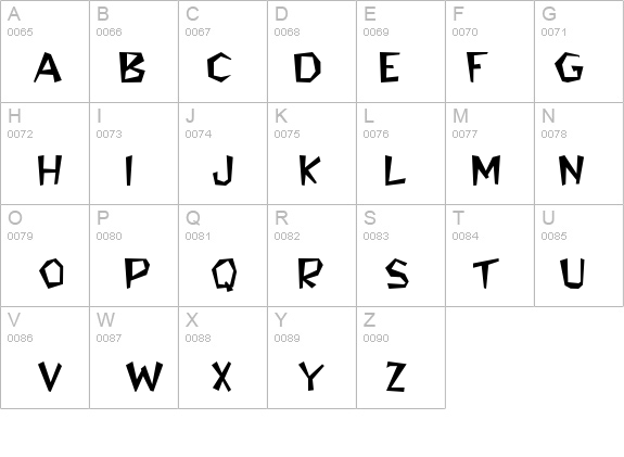 Jitter-Expanded Normal details - Free Fonts at FontZone.net