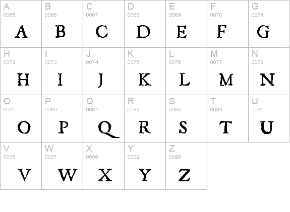 JSL Ancient details - Free Fonts at FontZone.net