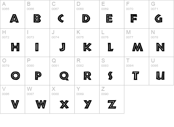 Jurassic details - Free Fonts at FontZone.net