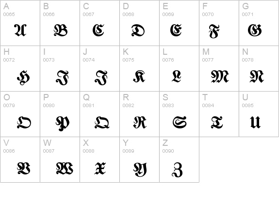 JustusFrakturEF-Bold details - Free Fonts at FontZone.net