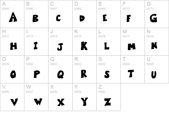 Kartoone Solid details - Free Fonts at FontZone.net