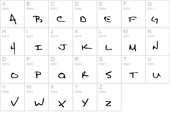 KeithsHand Regular details - Free Fonts at FontZone.net