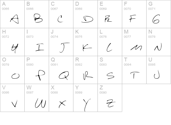 KelseysHand Regular details - Free Fonts at FontZone.net