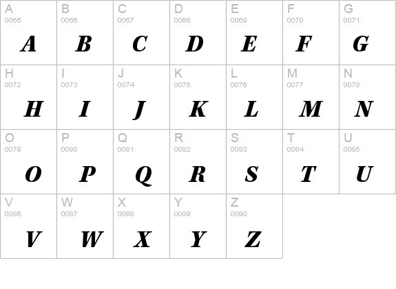 KeplerStd-BlackItCapt details - Free Fonts at FontZone.net