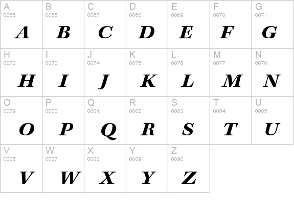 KeplerStd-BoldExtIt details - Free Fonts at FontZone.net