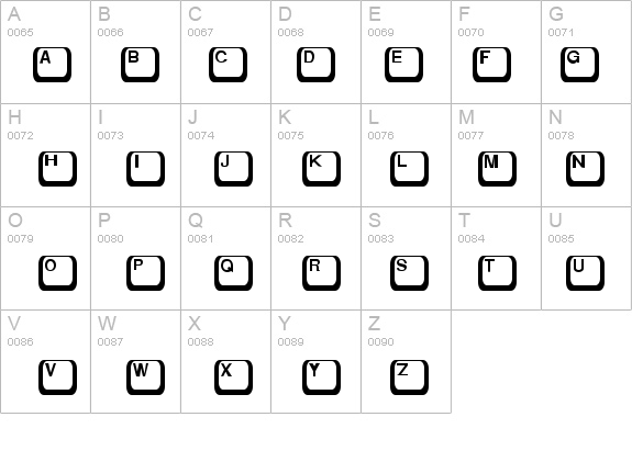 Key Regular details - Free Fonts at FontZone.net