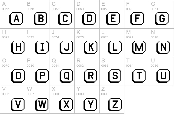 keyboard-bold-font-fontzone