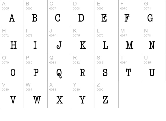Keyboard Condensed SSi Condensed details - Free Fonts at FontZone.net