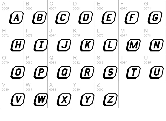 KeyboardUltraBoldItalic details - Free Fonts at FontZone.net