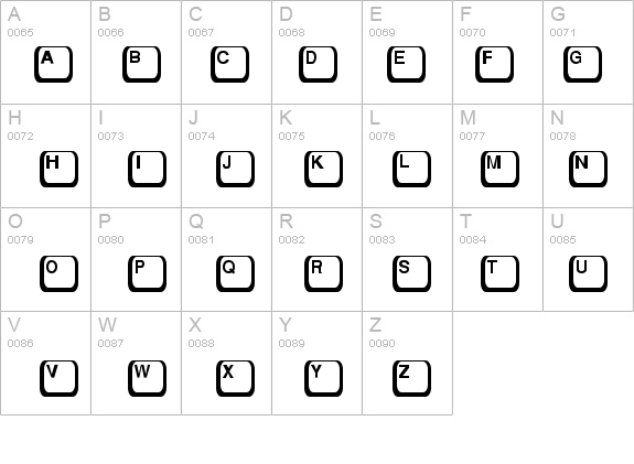 Keycaps 2 Normal - Download Font Free! All Fonts Are Free to Download