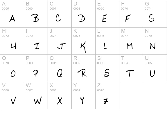KimsHand Regular details - Free Fonts at FontZone.net